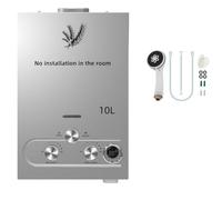 10L Scaldabagno a Gas,Caldaia a Gas da 20KW a Parete senza Serbatoio Scaldacqua Istantaneo,Scaldabagno Gas di Petrolio Liquefatto,con Modalità Inverno ed Estate,Uscita Dell'acqua Calda 10L/min (10L)