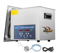 10L Vaschetta Vasca Pulitore ad Ultrasuoni Lavatrice Ultrasuoni Heater Timer