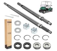 10L0L Assale posteriore per carrello da golf per EZGO TXT Medalist 1994 | Albero assiale scanalato posteriore lato conducente e lato passeggero con kit di guarnizioni per cuscinetti