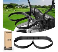 10L0L Cinghia per sacca da golf, per EZGO Medalist e TXT DCS/PDS 71851-G01 dal 1994 in poi, staffa di fissaggio per borsa da sedile posteriore, colore: nero