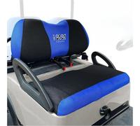 10L0L Coprisedili per carrello da golf per auto da club precedenti, Yamaha, Fairplay e Star, grande schienale 3D Air Mesh tessuto traspirante antiscivolo lavabile, blu