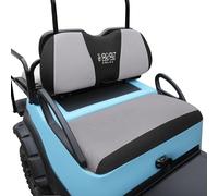 10L0L Coprisedili per carrello da golf per Club Car Precedent e Yamaha, set di coprisedili anteriori per tutte le stagioni, traspiranti e realizzati in tessuto a rete di poliestere - Grigio
