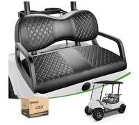 10L0L Coprisedili per carrello da golf Yamaha G29/Drive/Driver 2, Yamaha Golf Cart Viny coprisedili con frecce a strisce diamantate per sedile anteriore, spessa pelle vinilica senza cucitrice