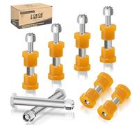 10L0L Kit di boccole a molla per carrello da golf con dado a vite, molle a balestra posteriori, grilli, manicotto per EZGO TXT/Medalist (dal 1994 in poi) e Club Car DS (dal 1981 in poi), sostituisce