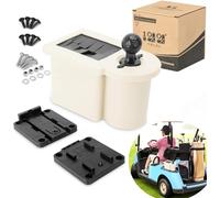 10L0L Kit di pulizia della testa della mazza e della rondella della palla del carrello da golf staccabile della testa della mazza di golf e della rondella della palla del pulitore di golf