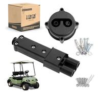 10L0L Kit di spine per caricabatterie per carrello da golf, presa CC per Yamaha 48 Volt modalità G19/G22, JR1-H235A-00+JR1-H6181-02-00