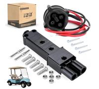 10L0L Spina del caricatore di CC 48V del MAC del carrello di golf & presa di potere per il 2008-2010 Yamaha G19/G22 Carrello elettrico OEM # JW2-H6181-02 JR1-H235A-00