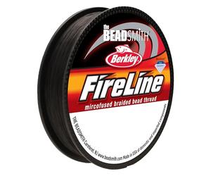 10Lb Fireline Smoke Pre Waxed Beading Thread .008In 0.20mm Diameter 50 Yard
