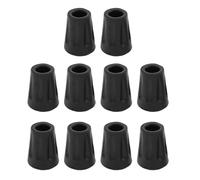10lots Escursionismo Bastone Protezioni Caps Durabilità Bastone Da Passeggio Pad Pad In Gomma Per Mountain Trekking Ingranaggi Universali Pali Caps