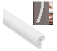 10m Bianco Porta Striscia Di Tenuta In Gomma Sonorizzata, Materiale In Pvc Elastico Di Alta Qualità, Isolamento Termico, Protezione Dal Vento, Riduzione Del Rumore Guarnizioni Acustiche