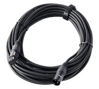 10m Cavo Microfonico Professionale Microfono 3 Pin Femmina a Maschio Rame Nero
