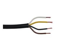 10m FLRYY Cavo del veicolo 4x 1,5mm² tondo Cavo AUTO Cavo per rimorchio