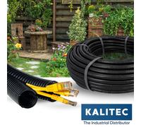 10m Kalitec Tubo Ondulato Twin 13mm Corrugato Duo Flessibile Vuoto Due Parti Kfz