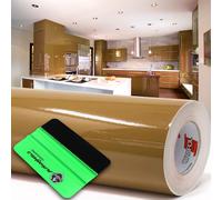 10m Oracal 621 Lucido 092 Rame Pellicola per Plotter + Raschietto Adesiva Mobili