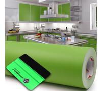 10m Oracal 631 Opaco 063 Verde Lime 63cm Plotter + Raschietto Pellicola Mobili