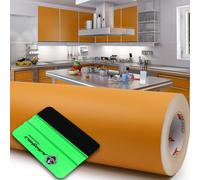 10m Oracal 631 Opaco 817 Marrone Arancio 63cm Pellicola per Plotter + Mobili