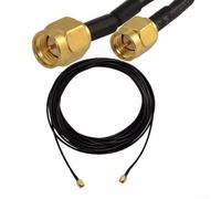 10m RG174 Coassiale Pigtail con Per SMA Maschio Connettori per Antenna Estensione in RF Test e Misurazione