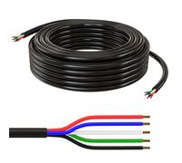 10m RGBW LED Linea di controllo 5x 0,34mm² LiYY Estensione 5 cavo Cavo di alimen