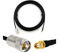 10m SMA a PL259 UHF Cavo coassiale - prolunga da esterno HF-240 (equivalente a LMR 240) Resistente alle intemperie - per HAM cavo antenna CB radio analizzatore misuratore SWR VHF marino rosmetro