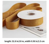 10M Velluto Nastro Doppio Lato Strisce Fettuccia Bordo Orlo Tessuto Fai