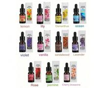 10ml Olio essenziale per diffusore di aromaterapia, adatto per pietra di aromaterapia, bruciatore e umidificatore, Natale Tagli Unica,Viola,limone,Lavanda,gelsomino,vaniglia,giglio,sandalo,Rosa,oceano