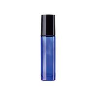 10Ml Portatile Vuoto Vetro Olio Essenziale Roll-On Roller Ball Bottiglia Con Contagocce - Blu