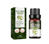 10ml Trattamento per l'acne Siero per il viso Olio dell'albero del tè Dissolvenza Segni dell'acne Rimozione di macchie di brufoli Idratante Rassodante Pulizia dei pori Essenza restringente (1PCS)