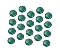 10mm Cabochon Rotondo 20 Pezzi in Malachite per Gioielli | Pietra Naturale Verde, Retro Piatto Semisferico, per Scrapbooking e Decorazioni Artigianali, Uso su Vaso
