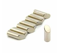 10mm Diametro X 30mm Spesso N42 Neodimio Mitre Magnete 3.6kg Pullover (Sud) (