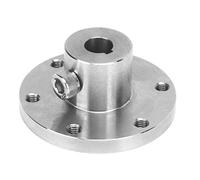 10mm Flange Coupling Connector, Stainless Steel RC Shaft Coupling, High Strength Motor to Wheel Connector with 10mm Bore Diameter for DIY RC Model Cars Drones Robotics