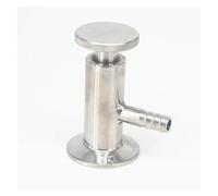 10mm Hose Barbed Tri Clamp 1.5" Ferrule O/D 50.5mm 304 Stainless Steel Sampling Valve
