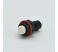 10mm Momentary Push Button Switch 6Color Red Green Blue Yellow White Reset 6Pcs(6 white)