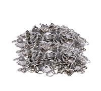 10mm Quadro Appeso Ganci 2-100x Metallo D Anello Cinghia Fibbia Argento Oro Nero