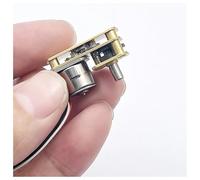 10mm Stepper Gear electronic starter 5V Two-phase Four-wire Stepping electronic starter 7-shaped Flipped Shaf tGearbox gear ratio 1000:1 NWPNLXEA