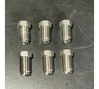 10mm x 1.0 Invertito Flare Inossidabile Tubo Dado Attillato 3/16 Tubo Freno 6 Pz