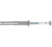 10mm x 100mm N-S Nylon Hammerfix Viti, 50 Confezione - FISCHER FIXINGS
