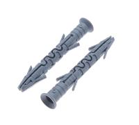 10mm x 100mm Tasselli lunghi in plastica per viti, Inserti in nylon per carichi pesanti, Fissaggi universali bianchi a espansione per mattoni, calcestruzzo e pareti cave (50 pcs)