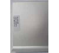 10mt Zoccolino Battiscopa Alluboard in Vero Alluminio Argento Naturale 100x11mm