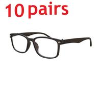 10Pacchi Occhiali Da Lettura Classici Unisex Con Cerniera A Molla Anti Luce Blu