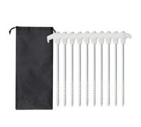 10pack Pesante Tipo Peg Camping Gear Tenda Installare Strumento Stabilità Tenda Accessori Per Tende Include Hexes Driver