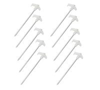 10pack Pesante Tipo Peg Camping Gear Tenda Installare Strumento Stabilità Tenda Accessori Per Tende Include Hexes Driver