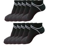 10pair Uomo Basso Taglio Caviglia Cotone Atletico Cuscino Casual Performance