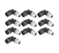10Pc 1/4" Male Elbow Pipe Tube Tubing 1/4"NPT 90 Degree Push to Connect Fittings