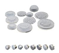 10Pc 10mm 12mm 16mm 19mm 22mm 25mm Metal Push Button Switch Protection Cover Silicone Waterproof Dust Cap OSBCMZGE(19mm)