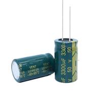 10pc 3300uF 50V Radial Electrolytic Capacitor 50V3300UF high-frequency capacitor 18X35mm RUAJOGYNVM