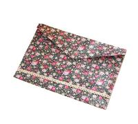 10PC A4 File Folder Elegant Little Flowers Fabric Paper Holder Floral Large Capacity Document Bag Filing Briefcase Organizer Per Scrivania
