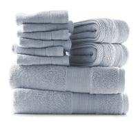 10Pc Asciugamano Set Bagno Salvietta 100% Cotone 600 Grammi Ultra Morbido