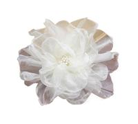 10pc Colorful Organza Cluster Flowers For Wedding Dress Bridal Chiffon Fabric Trim Beads Applique Cloth DIY Garment Sewing Patches(08)