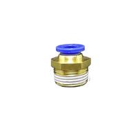 10PC DN10 G 3/8" Male x Fit Tube OD 8mm Brass Pneumatic Air Hose Quick Connector Push In Coupler Water Gas Oil