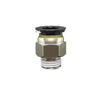 10PC DN8 G1/4" Male x Fit Tube OD 10mm Nickel Plated Brass Pneumatic Air Hose Quick Connector Push In Coupler Water Gas Oil